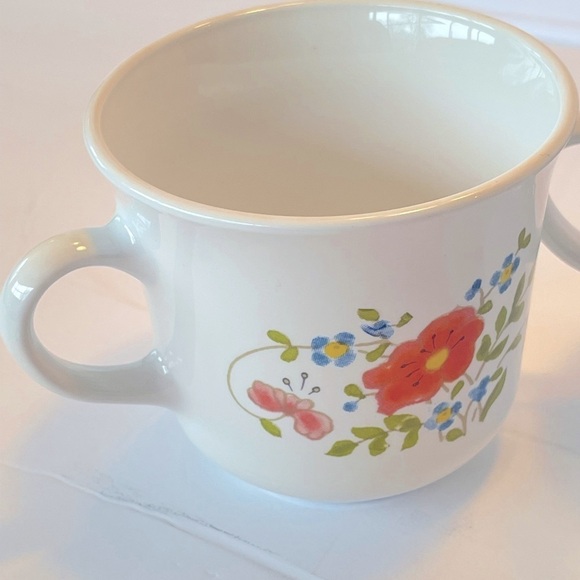 Corelle by Corning WILDFLOWER Coffee Cups Mugs Lot of 4, drink w… - Picture 3 of 8